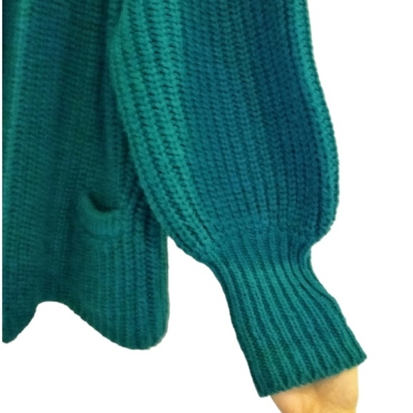 Vtg Balloon Sleeve Wool Cardigan - Picture 4 of 9